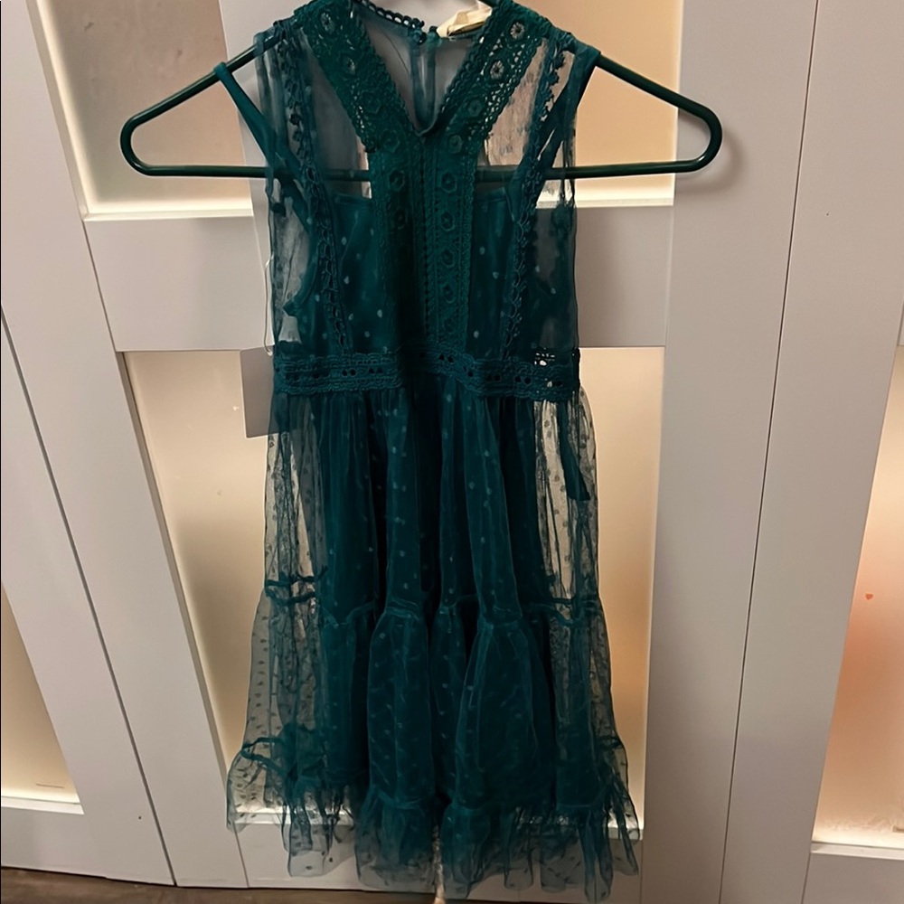 Joyfolie Black Sleeveless V-Neck Sundress